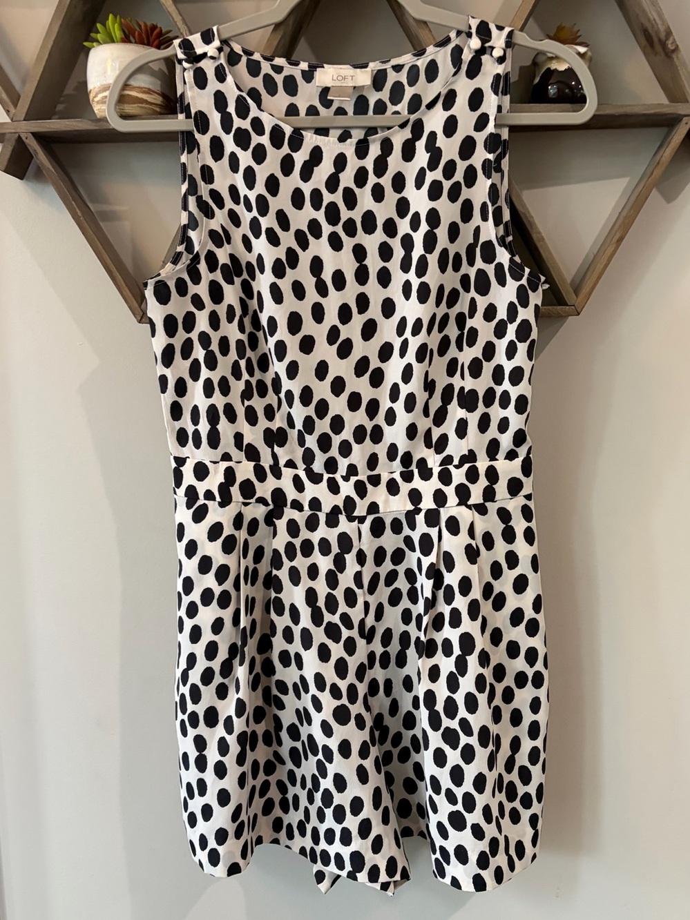 Loft Polka Dot Romper. Women’s size 2.